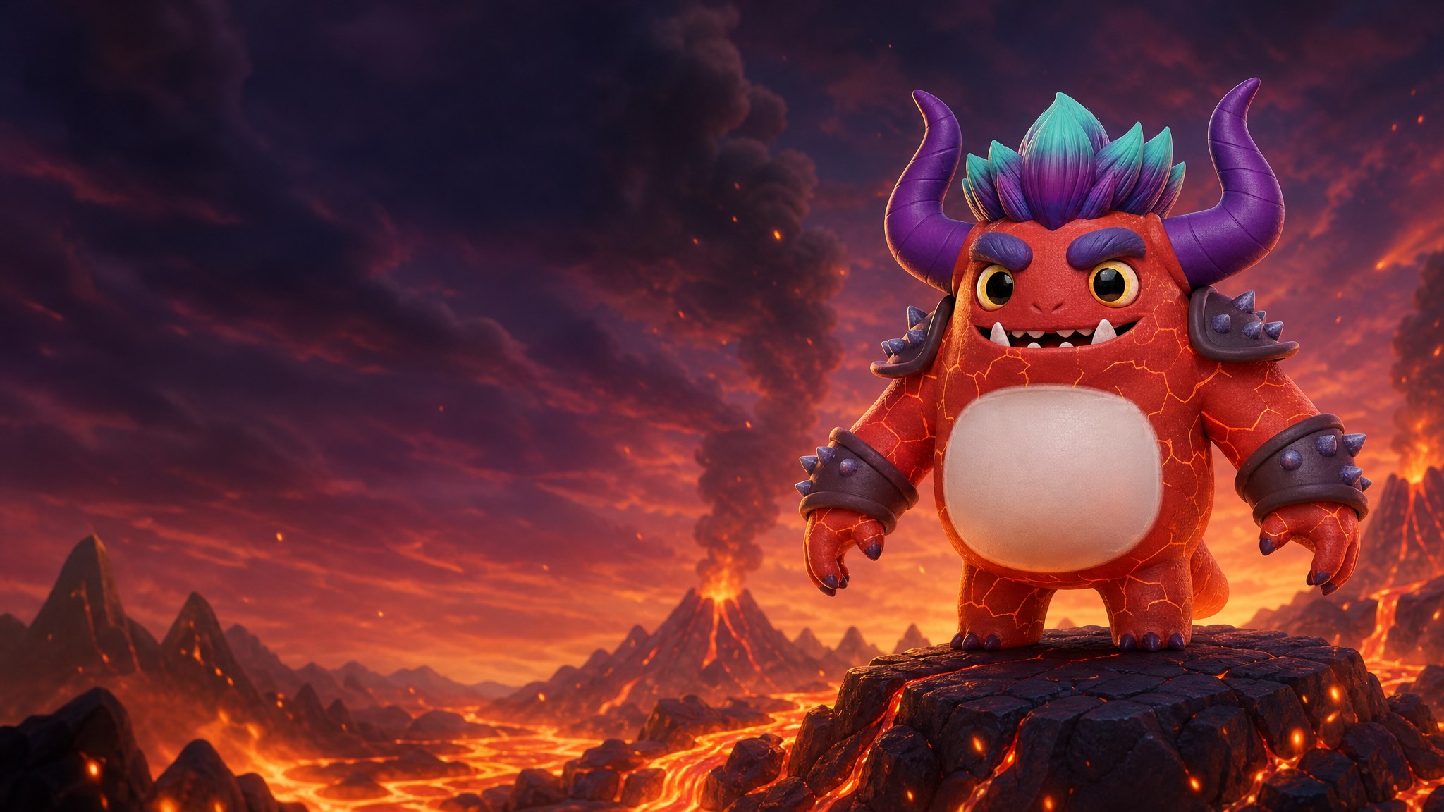 Magmagrim, the lava villain